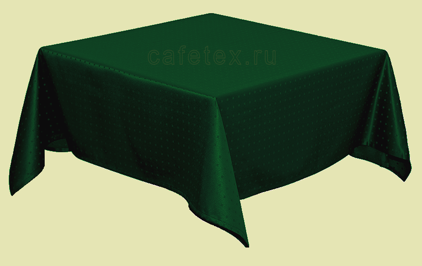 Скатерть водо-отталкивающая из ткани журавинка 4/361003 (тёмно-зелёная)